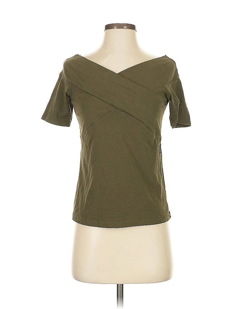 Soho JEANS NEW YORK & COMPANY Green Short Sleeve Top Size S - photo 1