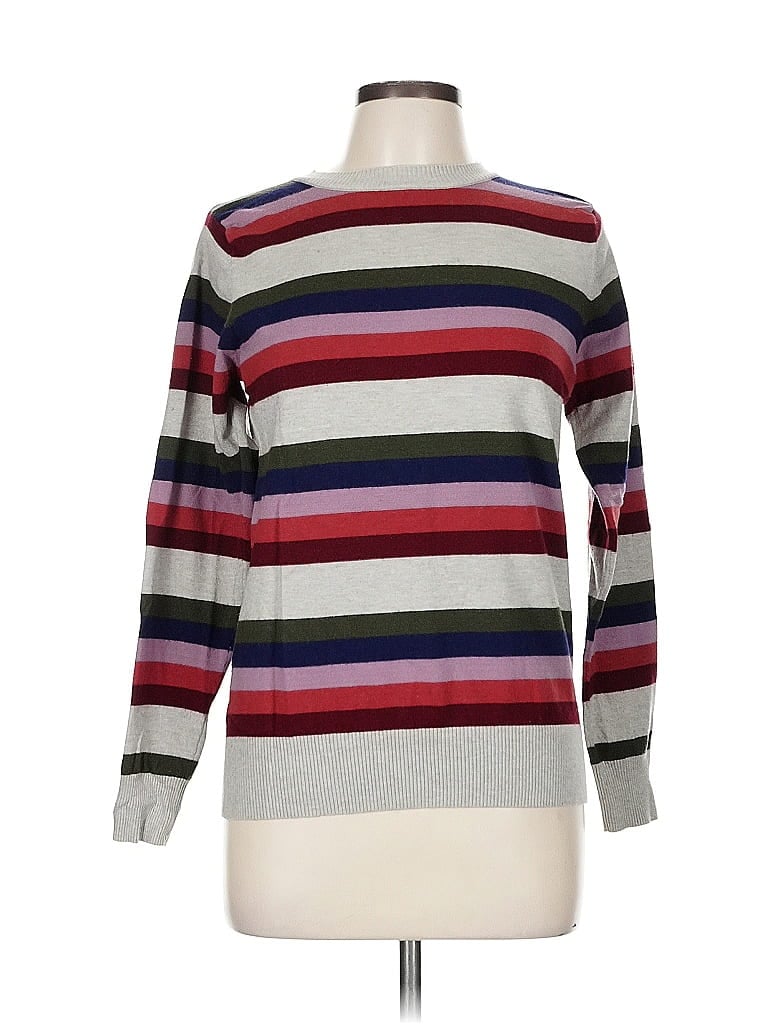 Pre-owned Assorted Brands Pullover Sweater In Silver