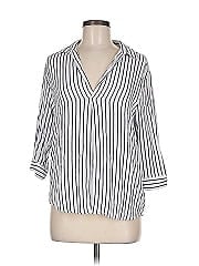 Bershka 3/4 Sleeve Button Down Shirt