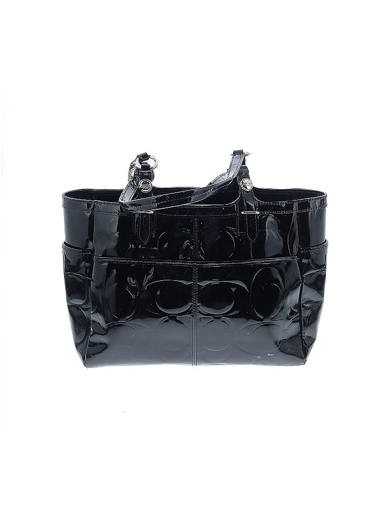 Coach Factory 100% Leather Black Leather Tote One size - photo 1