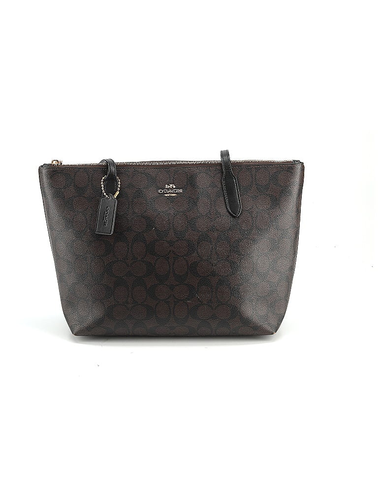 Coach Brown Leather Tote One size - photo 1