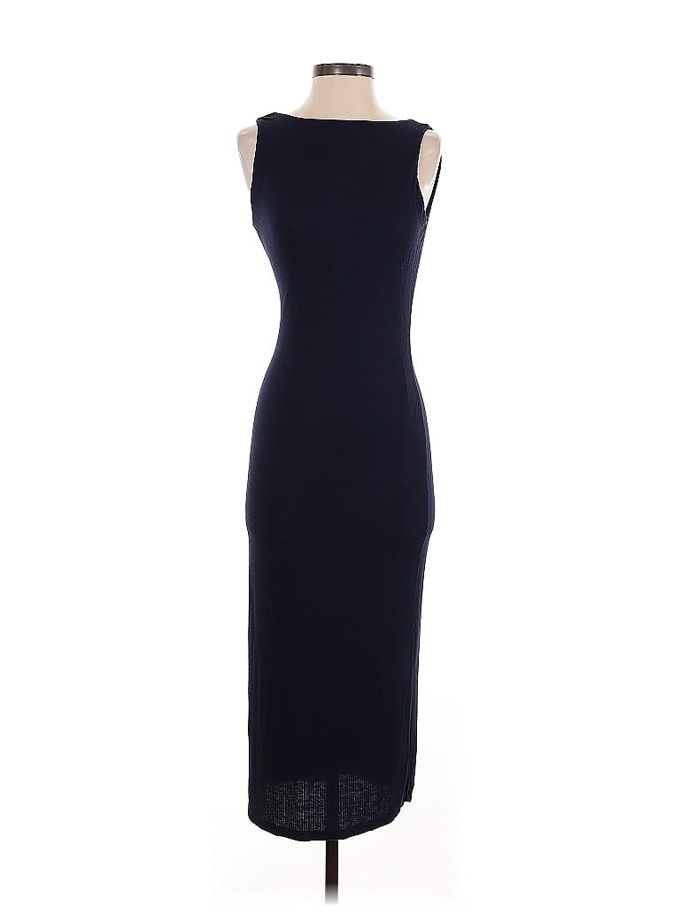 Veronica M. Solid Blue Cocktail Dress Size S - photo 1