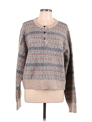 Hem & Thread Pullover Sweater (view 1)
