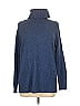 Ann Taylor LOFT Outlet Blue Turtleneck Sweater Size M - photo 1