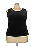 Choices Black Sleeveless Top Size 2X - photo 1