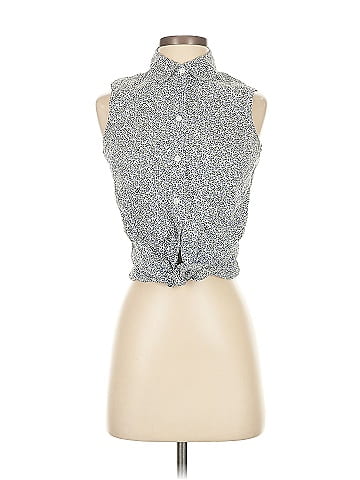 Ann Taylor Sleeveless Button-Down Shirt (view 1)