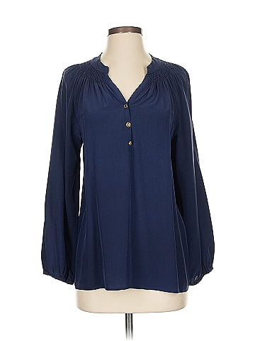 Lilly Pulitzer Long Sleeve Silk Top (view 1)