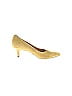 Donald J Pliner Gold Yellow Heels Size 7 - photo 1