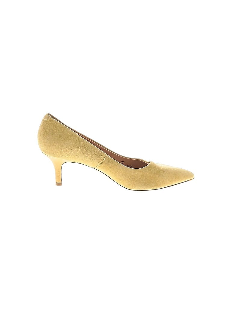 Donald J Pliner Gold Yellow Heels Size 7 - photo 1