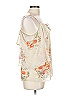 Soho 100% Polyester Ivory 3/4 Sleeve Blouse Size M - photo 4