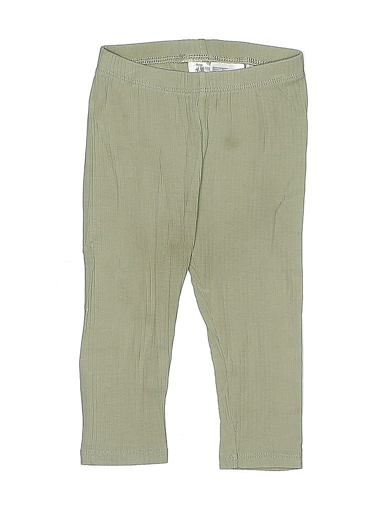 Pre-owned H&m Kids' Khaki Pant In Green