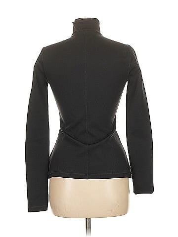 Burberry Logo Quarter-Zip Pullover Top (view 2)