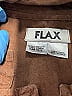 Flax 100% Linen Brown Casual Dress Size 6 - photo 7