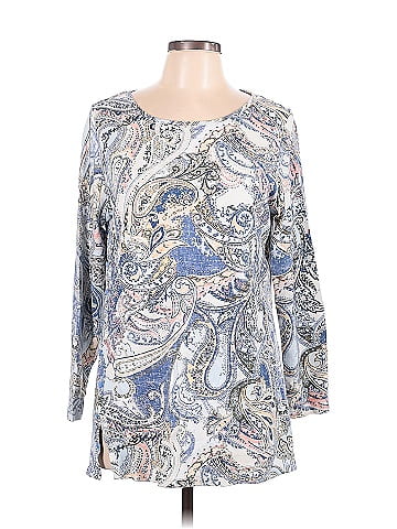 Chico's 3/4 Sleeve T-Shirt (view 1)