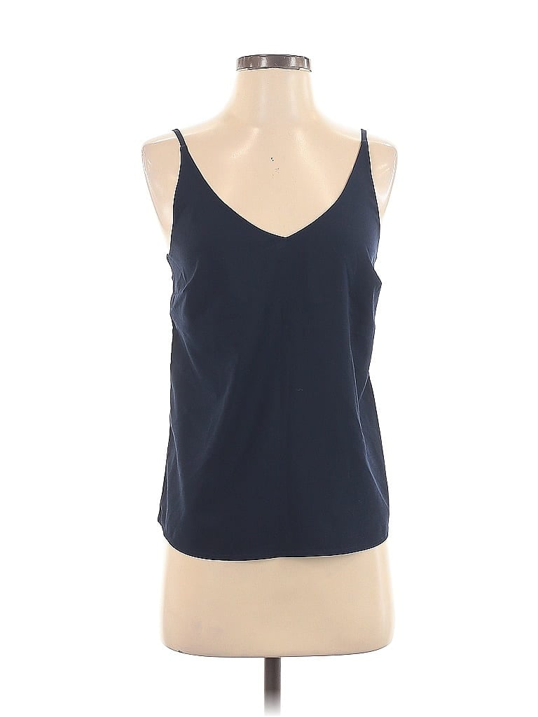 Pre-owned Banana Republic Factory Store Sleeveless Top Blue Halter Neckline Tops