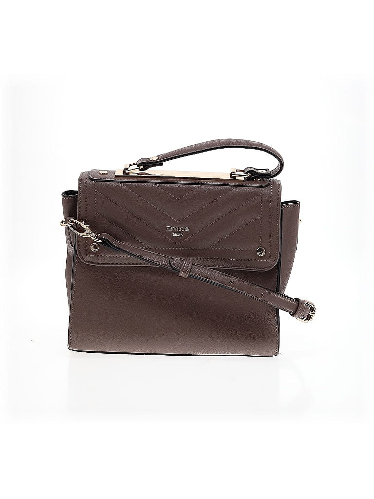 DUNE Solid Brown Tan Satchel One size - photo 1