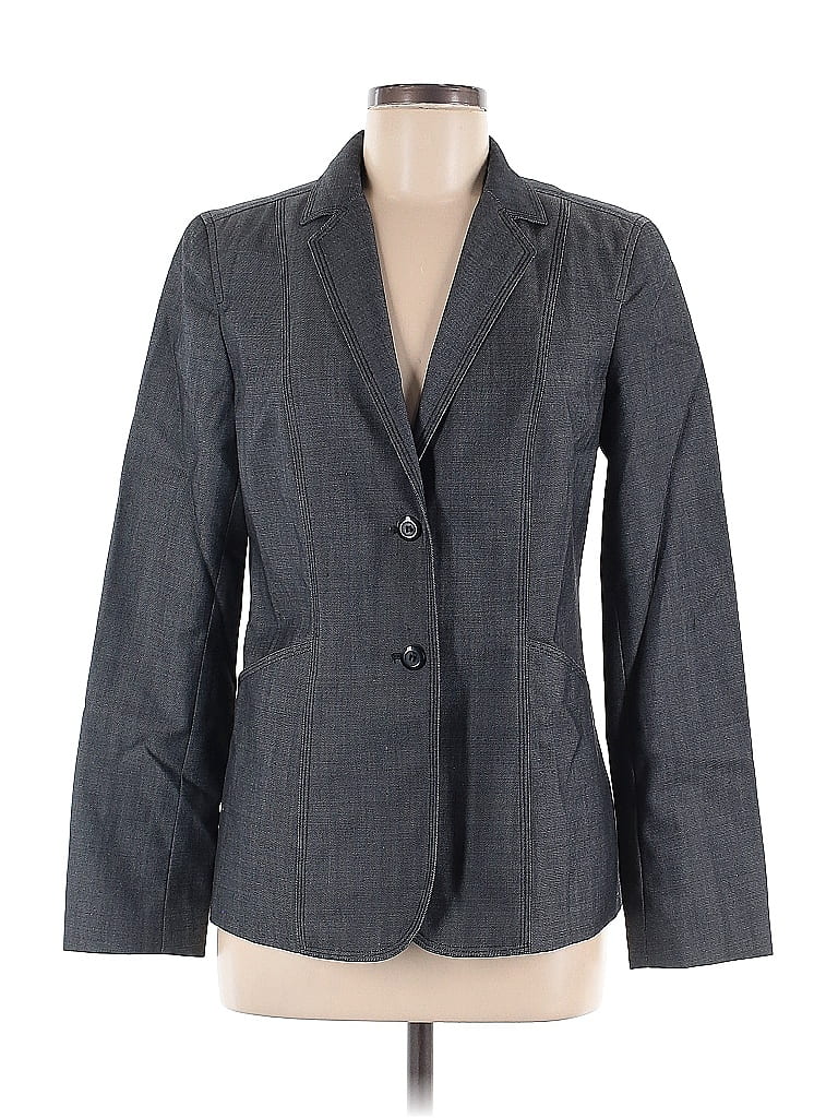 Pre-owned Express Blazer Jacket In Gray