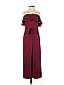 Babaton 100% Polyester Burgundy Jumpsuit Size 2 - photo 1