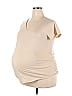 Ingrid + Isabel Tan Ivory Short Sleeve T-Shirt Size XXL - photo 1