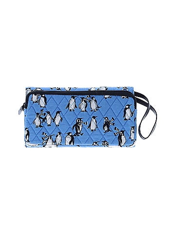 Vera Bradley Playful Penguins Blue Wallet Crossbody (view 2)
