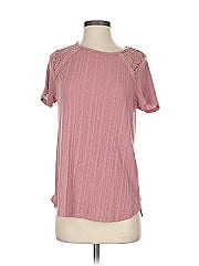 Pink Clover Short Sleeve Top