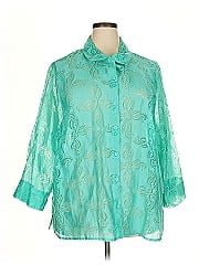 Alfred Dunner 3/4 Sleeve Blouse