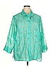 Alfred Dunner Teal 3/4 Sleeve Blouse Size 24 - photo 1