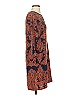 Joe Fresh 100% Polyester Paisley Brown Casual Dress Size 4 - photo 4