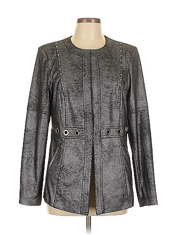 Joseph Ribkoff Faux Leather Jacket (view 1)