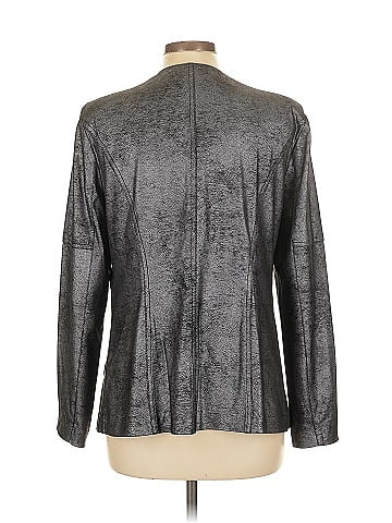 Joseph Ribkoff Faux Leather Jacket (view 2)