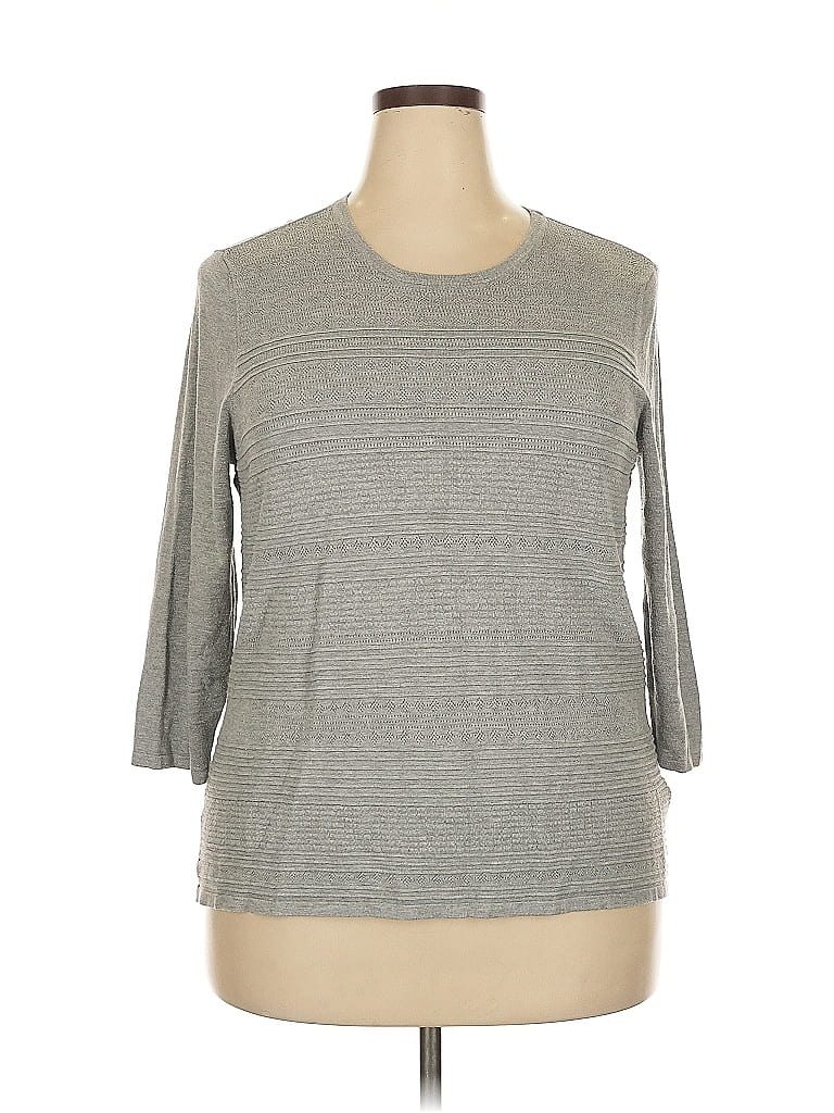 Pre-owned Buffalo By David Bitton Pullover Sweater In Gray