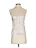 Eri + Ali 100% Polyester Silver Sleeveless Blouse Size S - photo 1