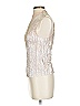 Eri + Ali 100% Polyester Silver Sleeveless Blouse Size S - photo 5