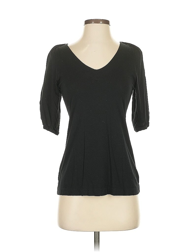 Pre-owned Banana Republic 3/4 Sleeve T-shirt In Black