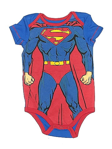Superman Short Sleeve Onesie (view 1)