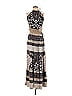 Hale Bob 100% Viscose Print Brown Casual Dress Size S - photo 1