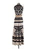 Hale Bob 100% Viscose Print Brown Casual Dress Size S - photo 2