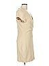 Boston Proper Solid Tan Cocktail Dress Size 12 - photo 4