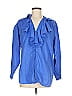 Ralph Lauren 100% Cotton Blue 3/4 Sleeve Blouse Size M - photo 1