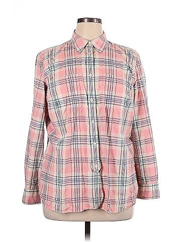 L-RL Lauren Active Ralph Lauren Long Sleeve Button-Down Shirt (view 1)
