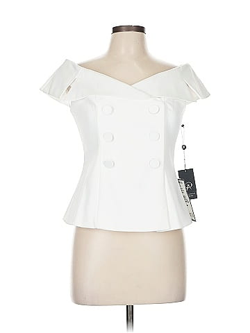 Adrianna Papell Short Sleeve Blouse (view 1)