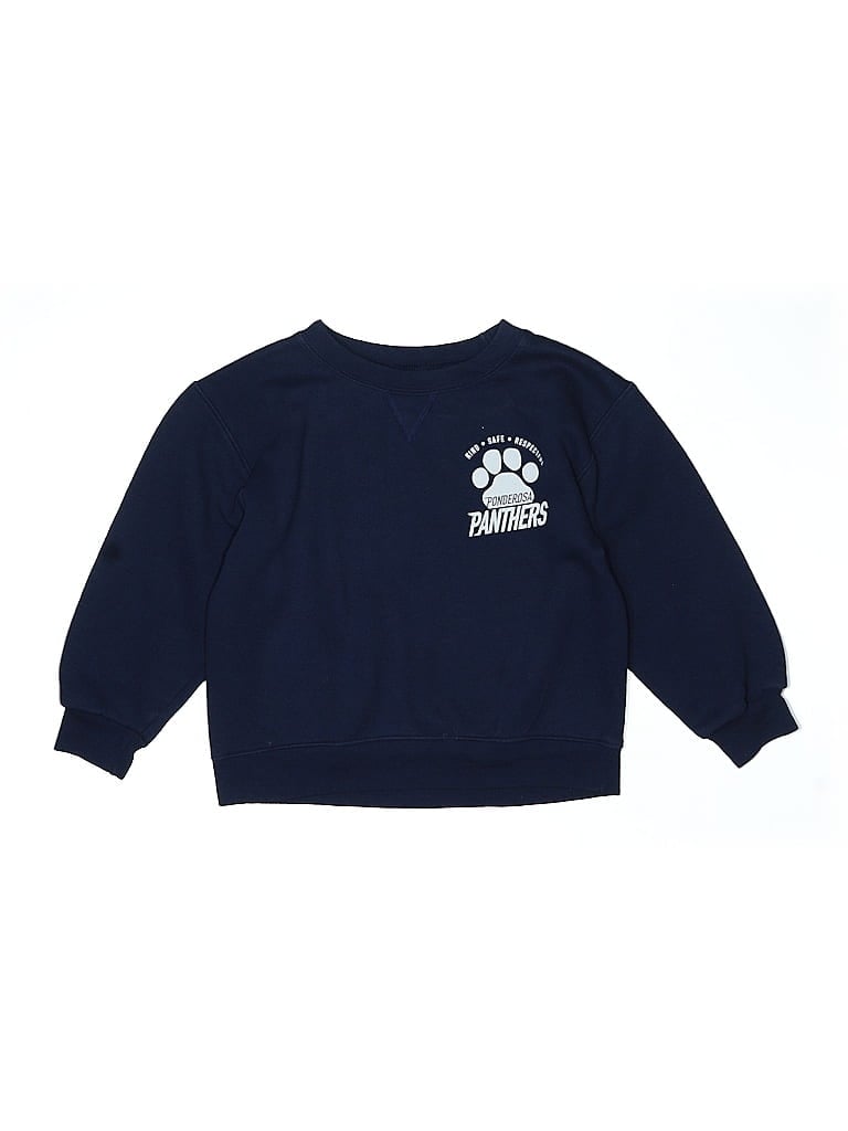 Click to view more detailed imagery on our partner's website Pre-owned Soffe Kids' Pullover Sweater In Blue