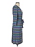 Tahari by ASL Stripes Gray Casual Dress Size 4 - photo 4