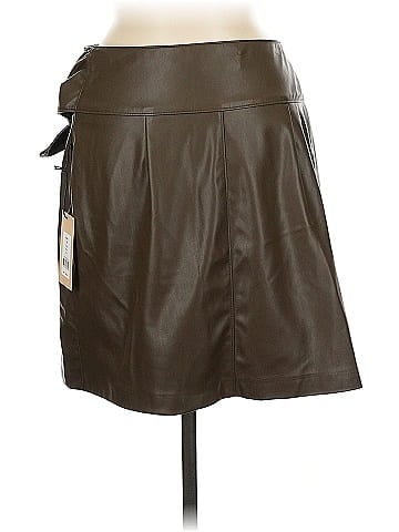 Bailey 44 Faux Leather Skirt (view 2)