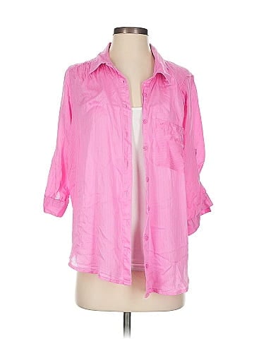Intro 3/4 Sleeve Button-Down Shirt (view 1)