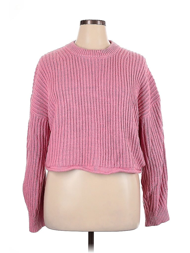 A.L.C. Pink Pullover Sweater Size XL - photo 1