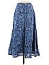 St. John's Bay 100% Cotton Paisley Blue Casual Skirt Size M - photo 2
