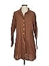 Flax 100% Linen Brown Casual Dress Size 6 - photo 1