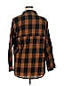 12th Tribe Plaid Brown Long Sleeve Button-Down Shirt Size 0X - photo 2