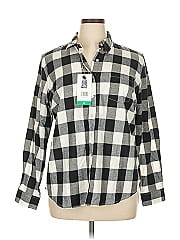 Weatherproof Long Sleeve Button Down Shirt